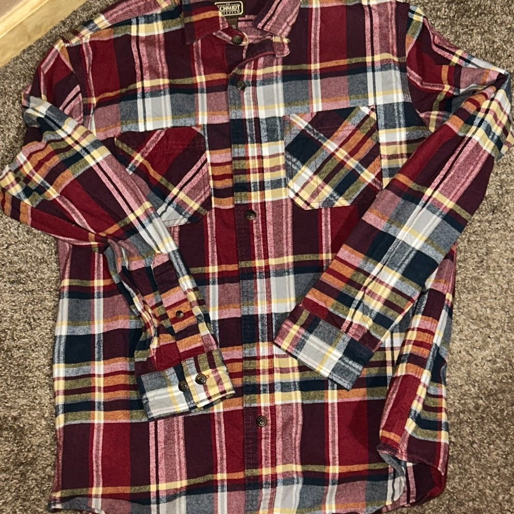Men's Plaid Flannel Shacket